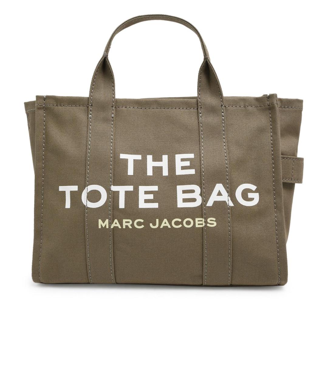 MARC JACOBS Зеленая хлопковая сумка тоут, фото 1