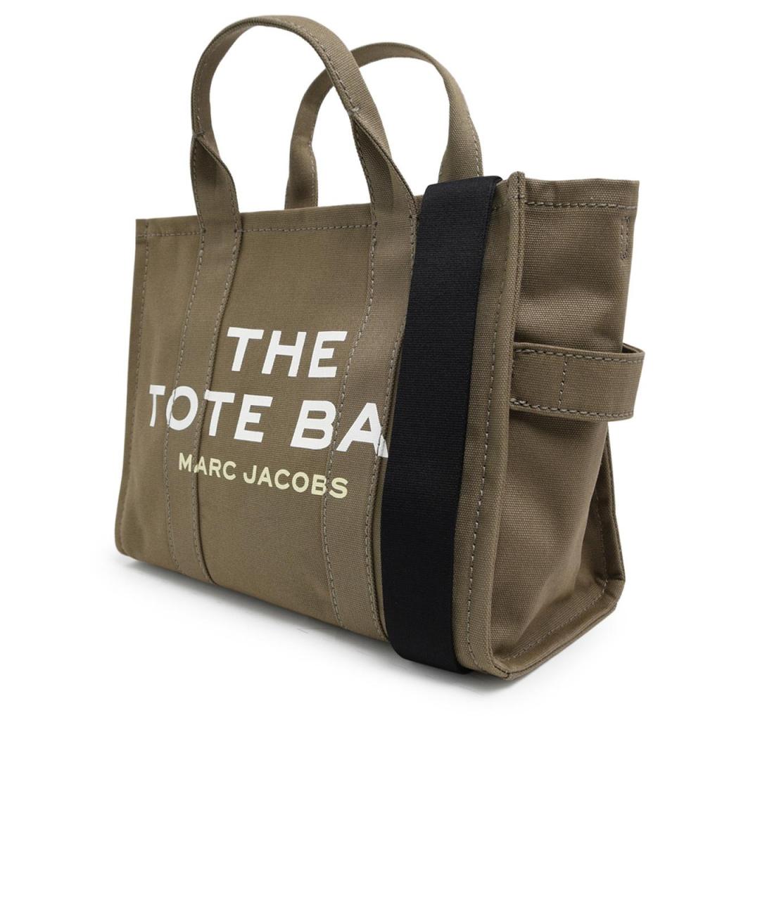 MARC JACOBS Зеленая хлопковая сумка тоут, фото 3