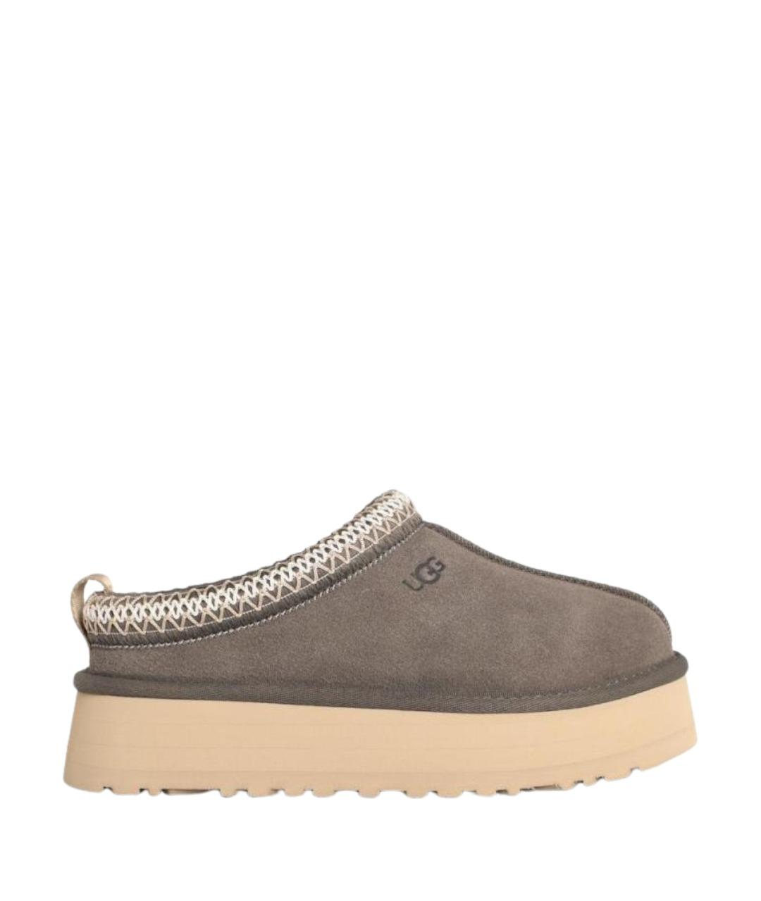 UGG AUSTRALIA Серые замшевые сабо, фото 1