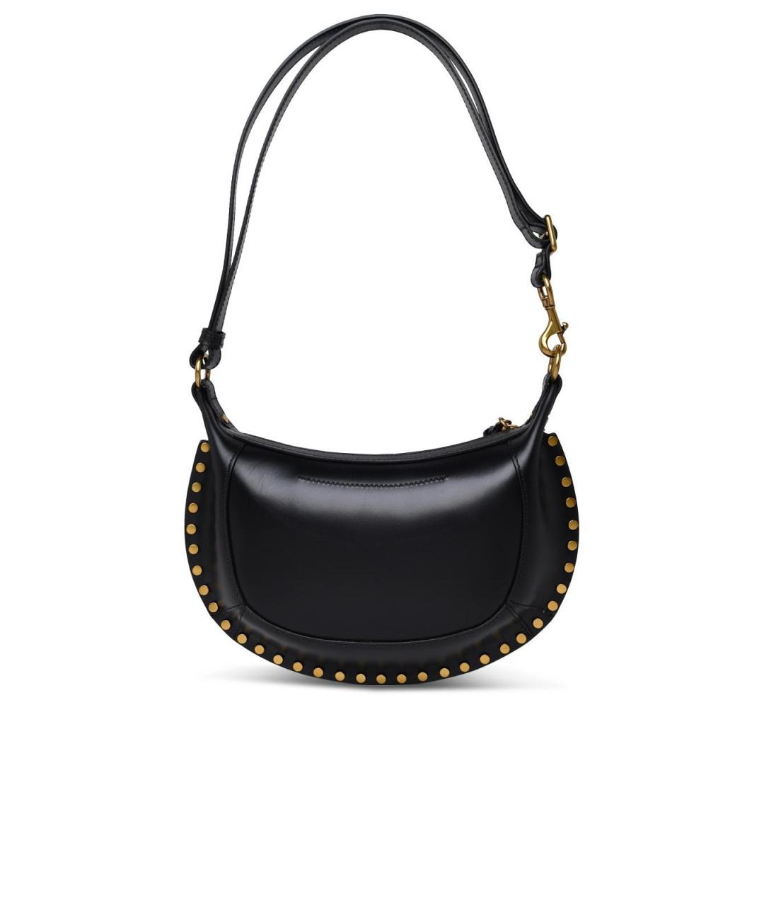 ISABEL MARANT Черная кожаная сумка через плечо, фото 3