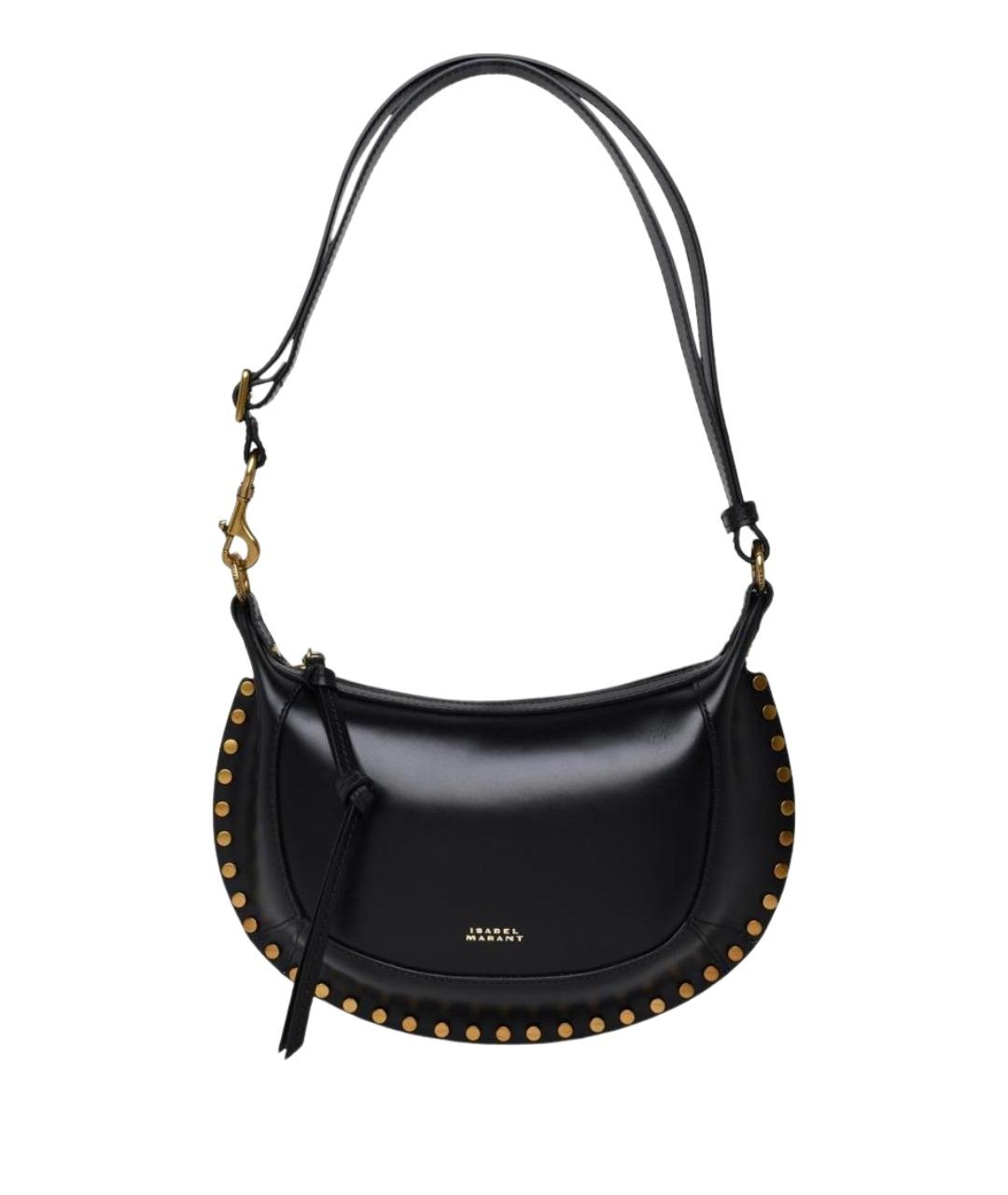 ISABEL MARANT Черная кожаная сумка через плечо, фото 1