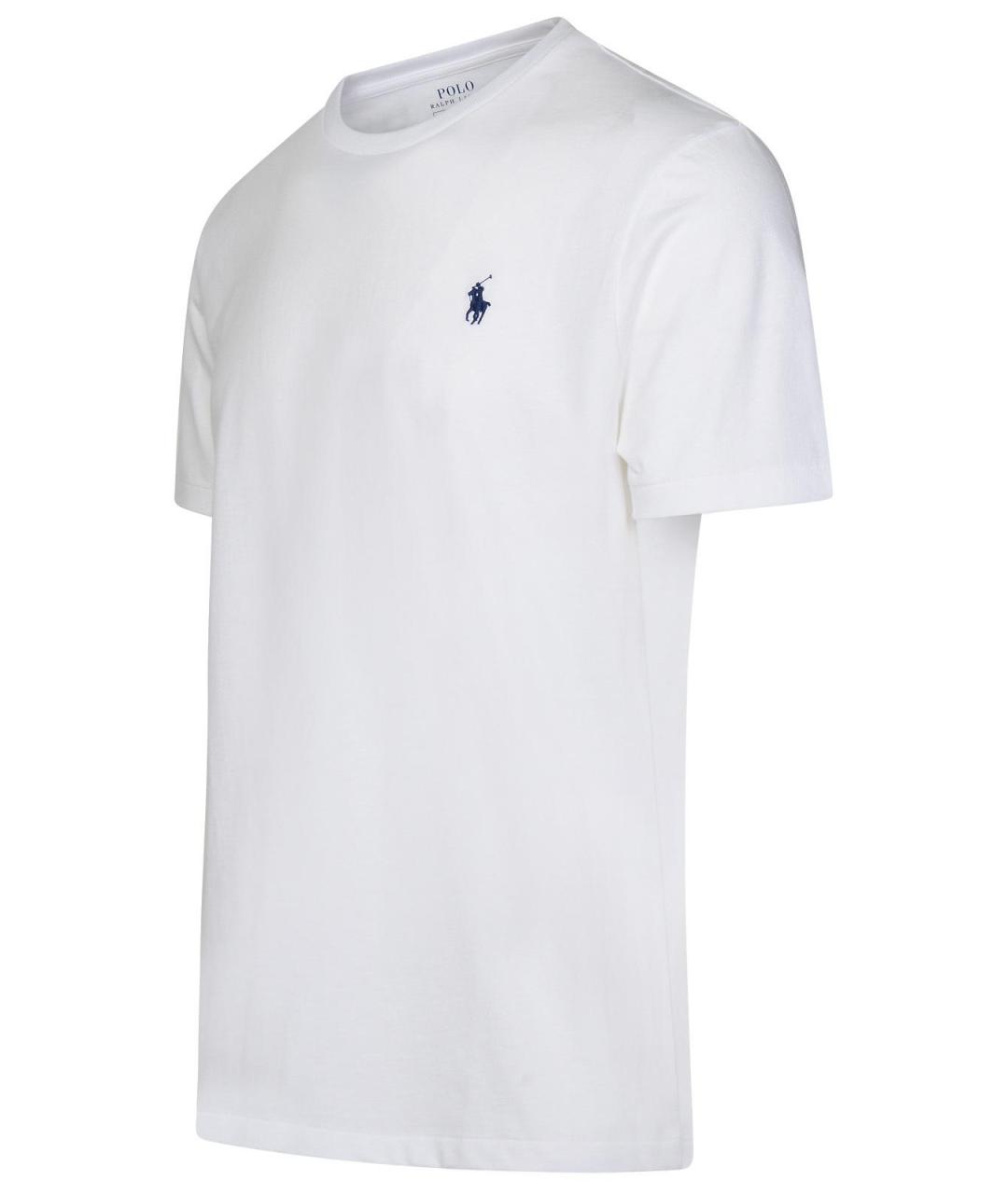 POLO RALPH LAUREN Белая хлопковая футболка, фото 2