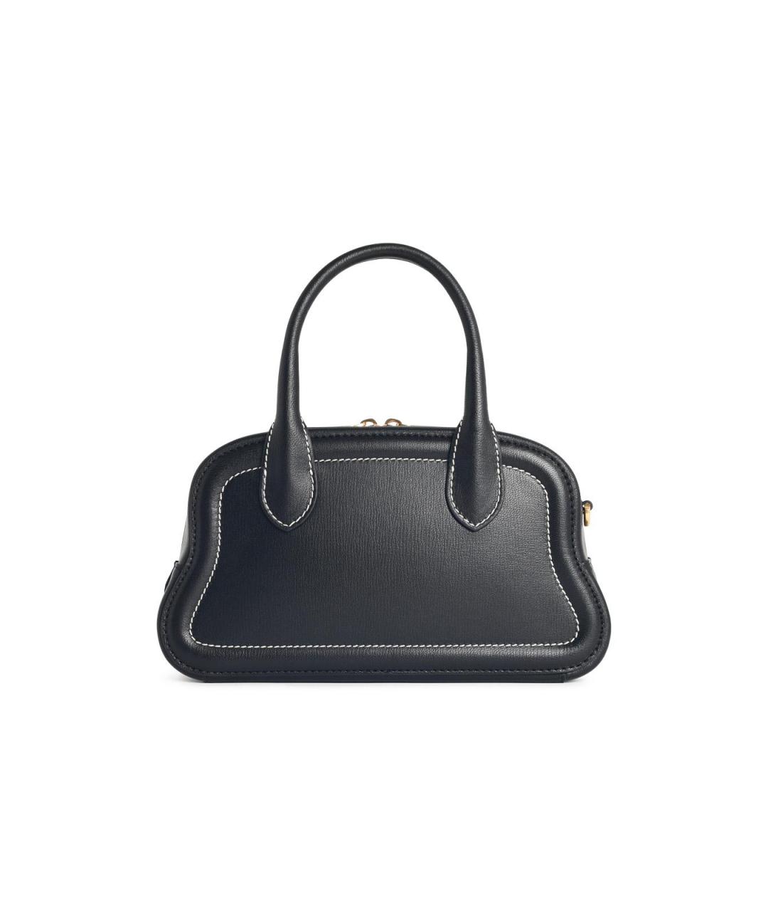 BALLY Черная кожаная сумка через плечо, фото 3