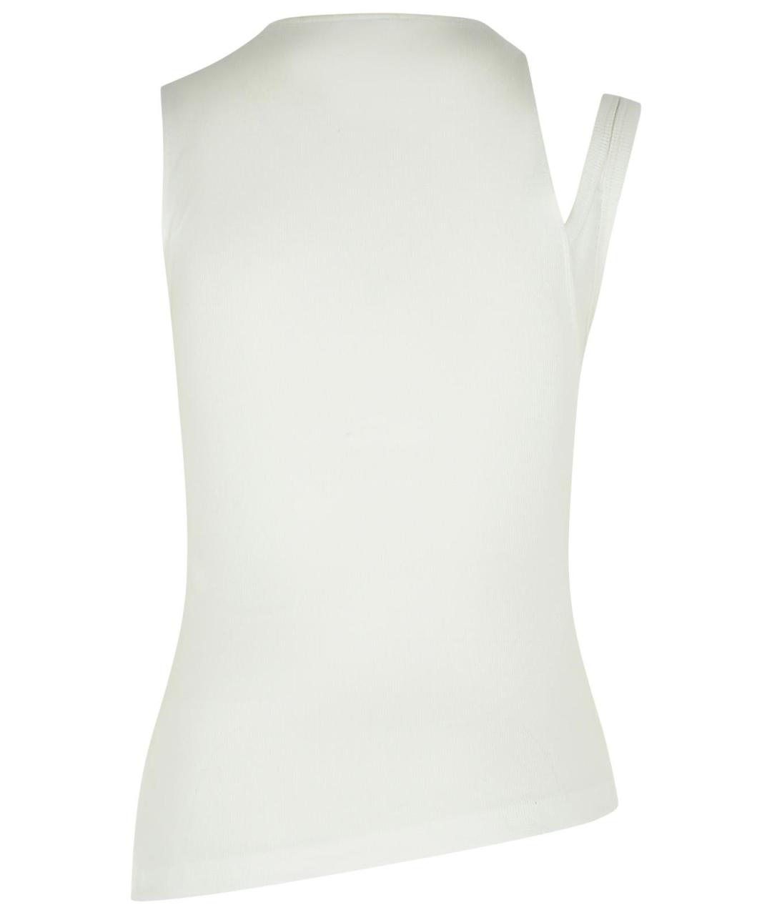 COURREGES Белая хлопковая майка, фото 3