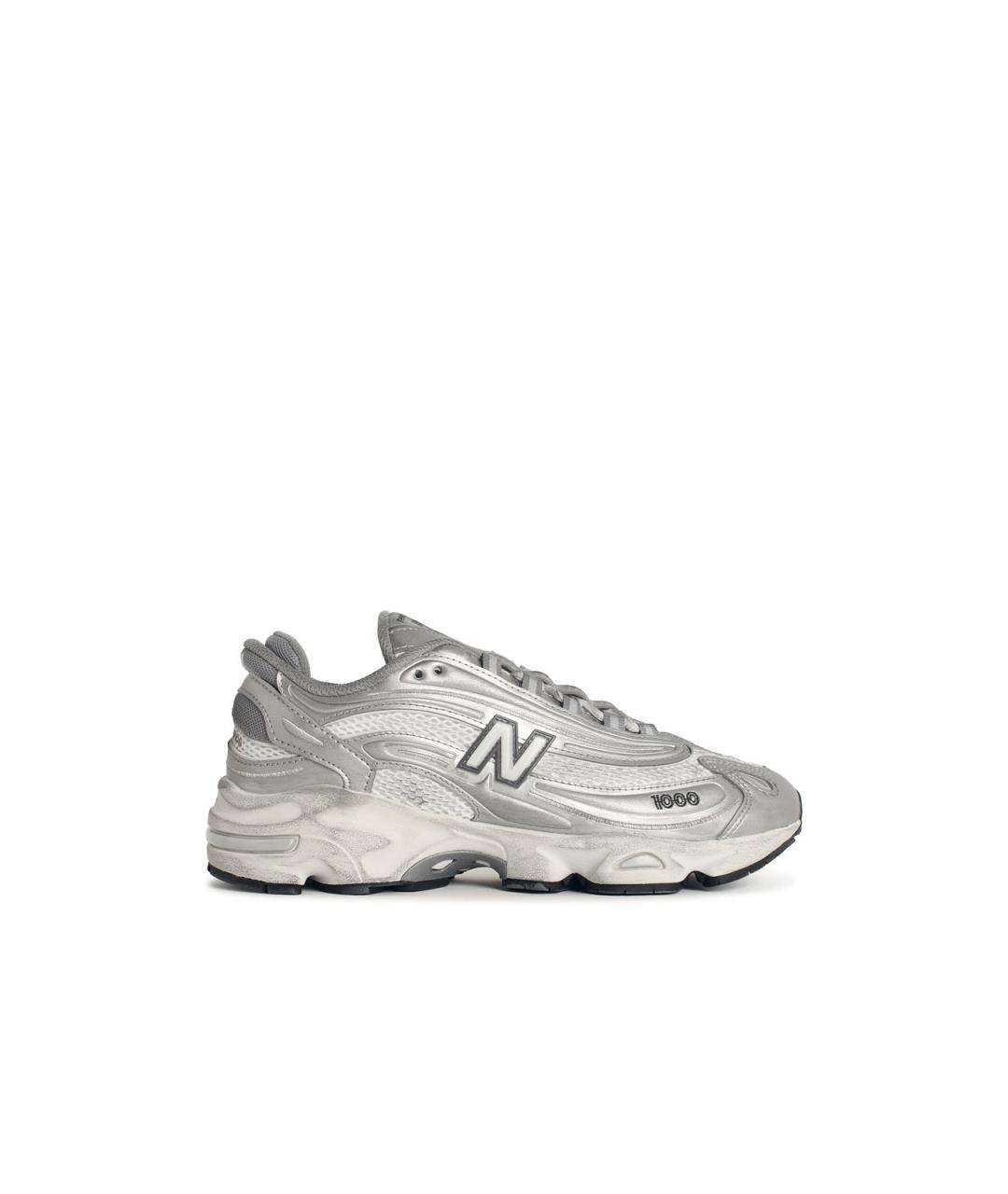NEW BALANCE Серебряные низкие кроссовки / кеды, фото 1