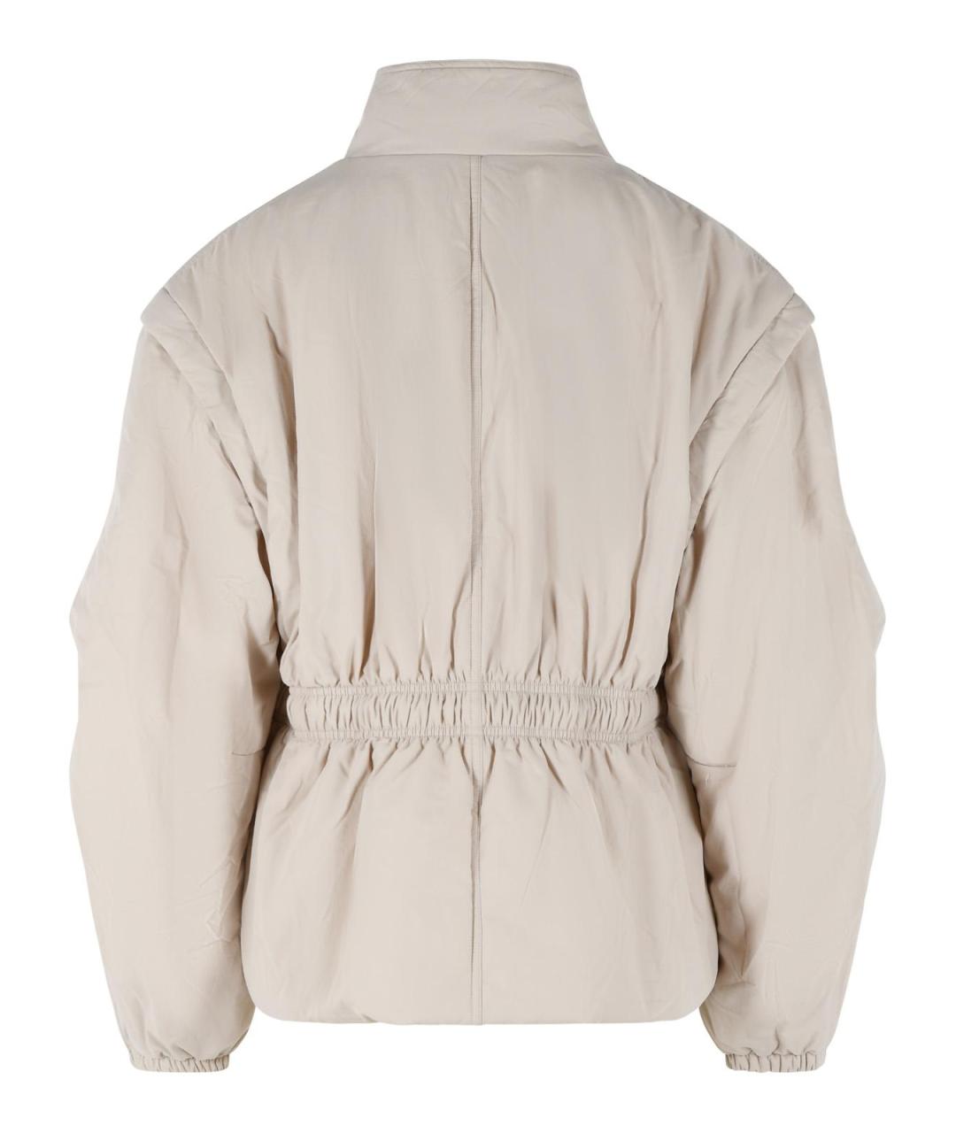 ISABEL MARANT Бежевая полиамидовая куртка, фото 3