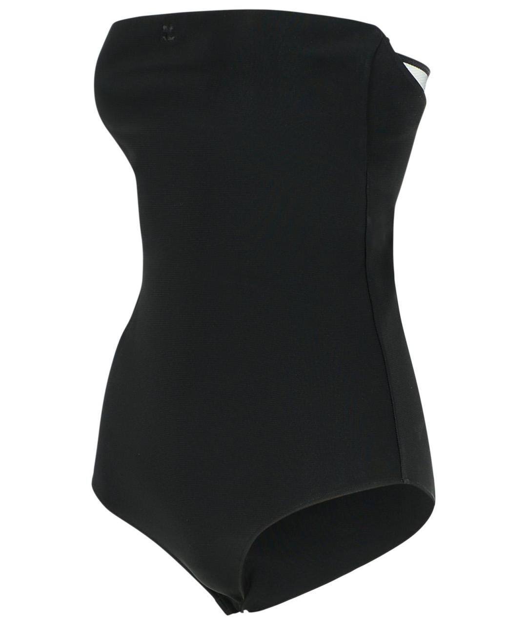 COURREGES Черное вискозное боди, фото 2