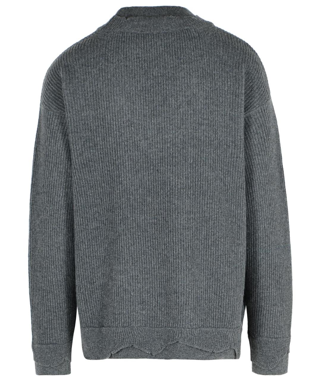 LANEUS Серый полиамидовый джемпер / свитер, фото 3