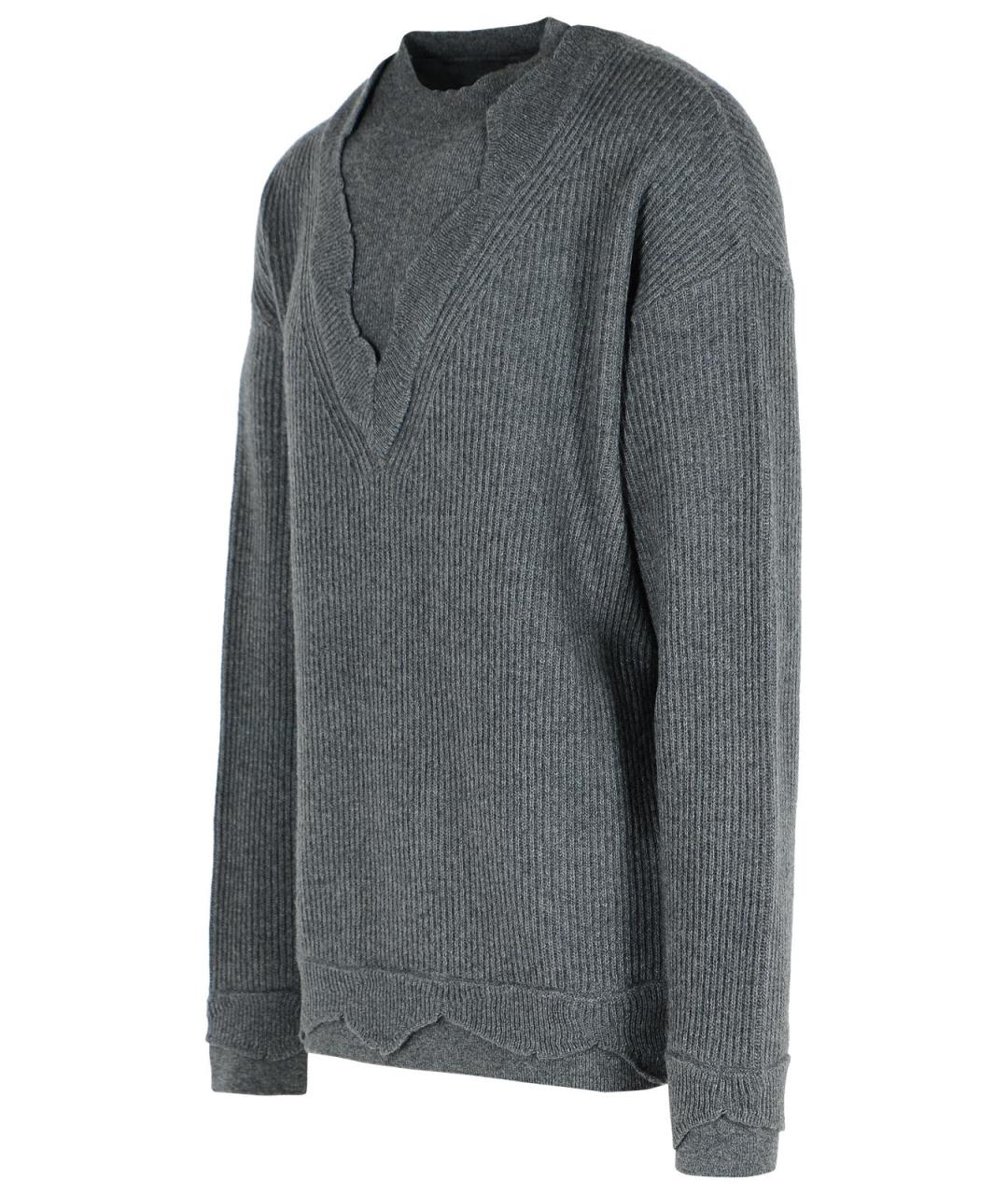 LANEUS Серый полиамидовый джемпер / свитер, фото 2