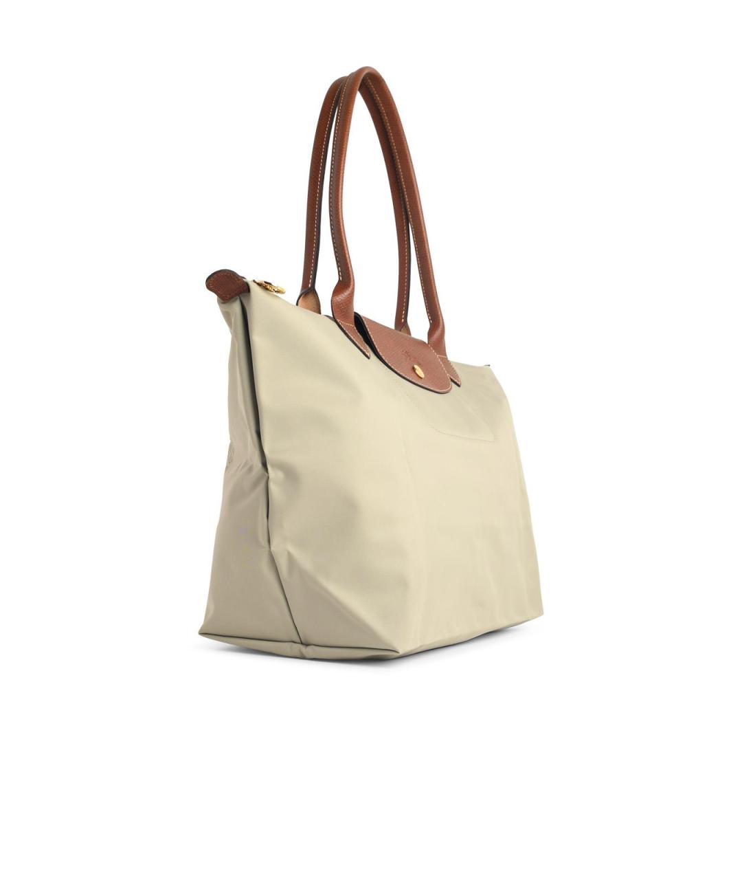 LONGCHAMP Серая синтетическая сумка тоут, фото 2