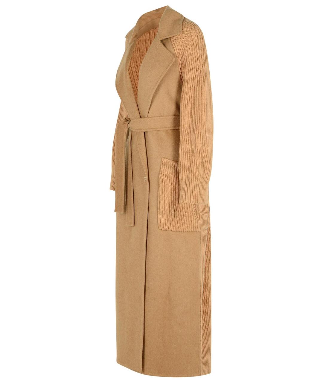 MAX MARA Бежевое кашемировое пальто, фото 2