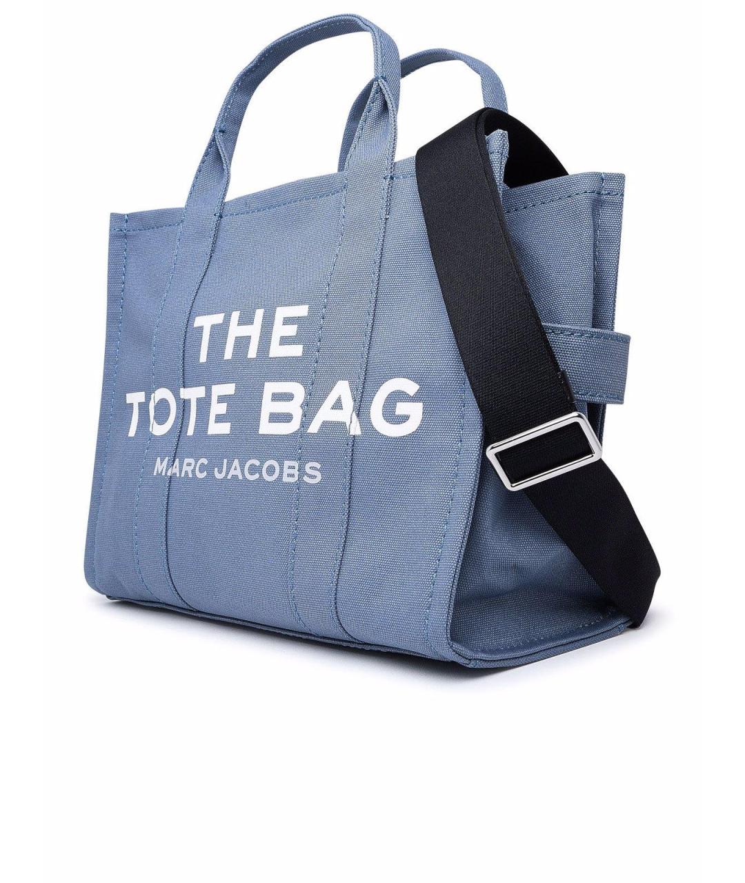 MARC JACOBS Синяя хлопковая сумка тоут, фото 2