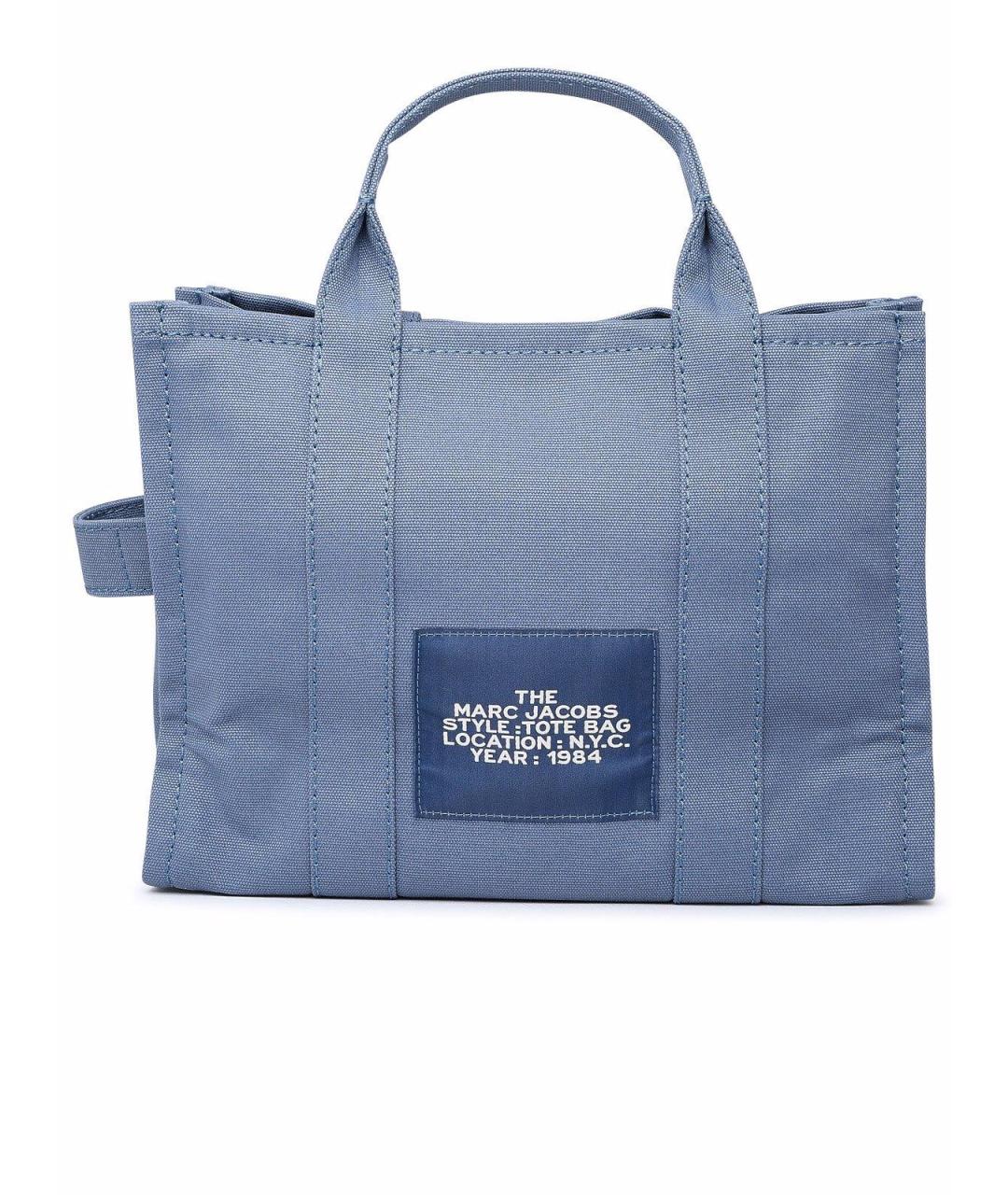 MARC JACOBS Синяя хлопковая сумка тоут, фото 3