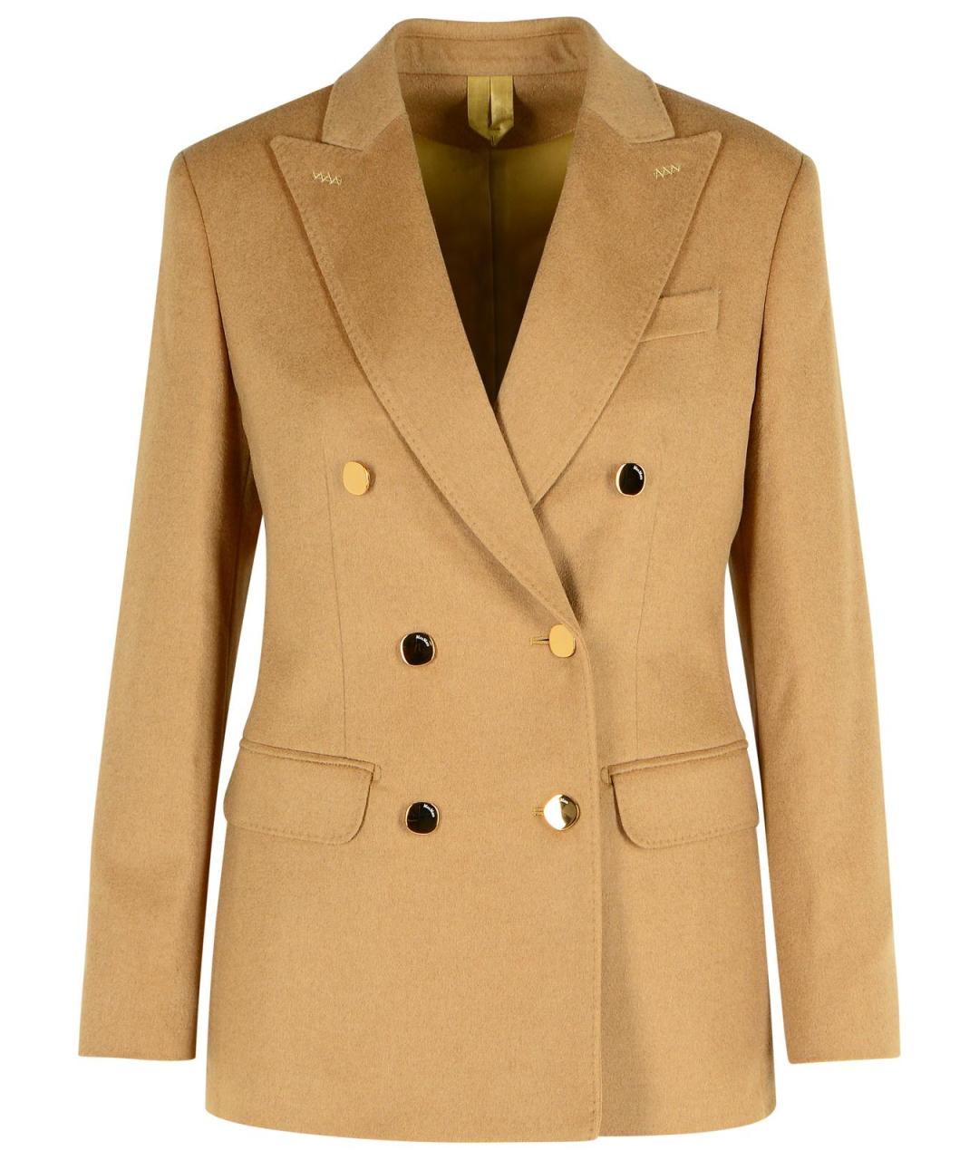 MAX MARA Коричневый жакет/пиджак, фото 1