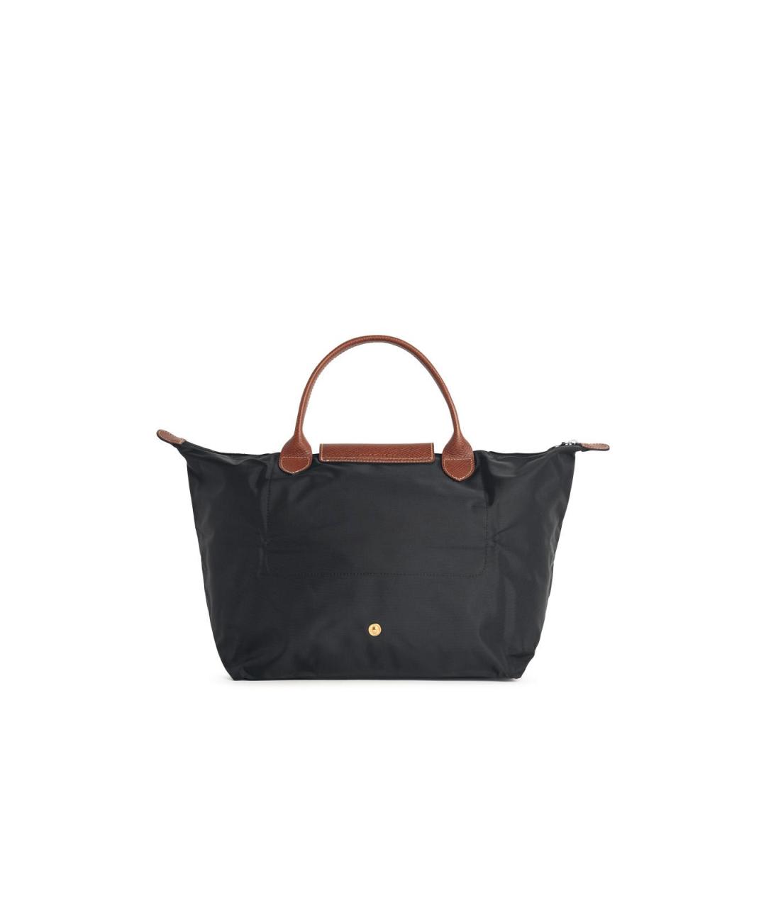 LONGCHAMP Черная синтетическая сумка тоут, фото 3