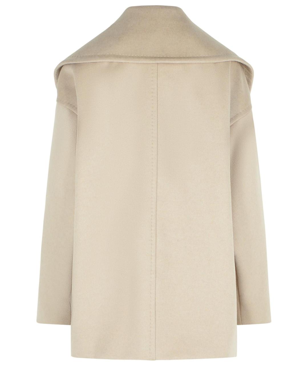 MAX MARA Бежевое кашемировое пальто, фото 3
