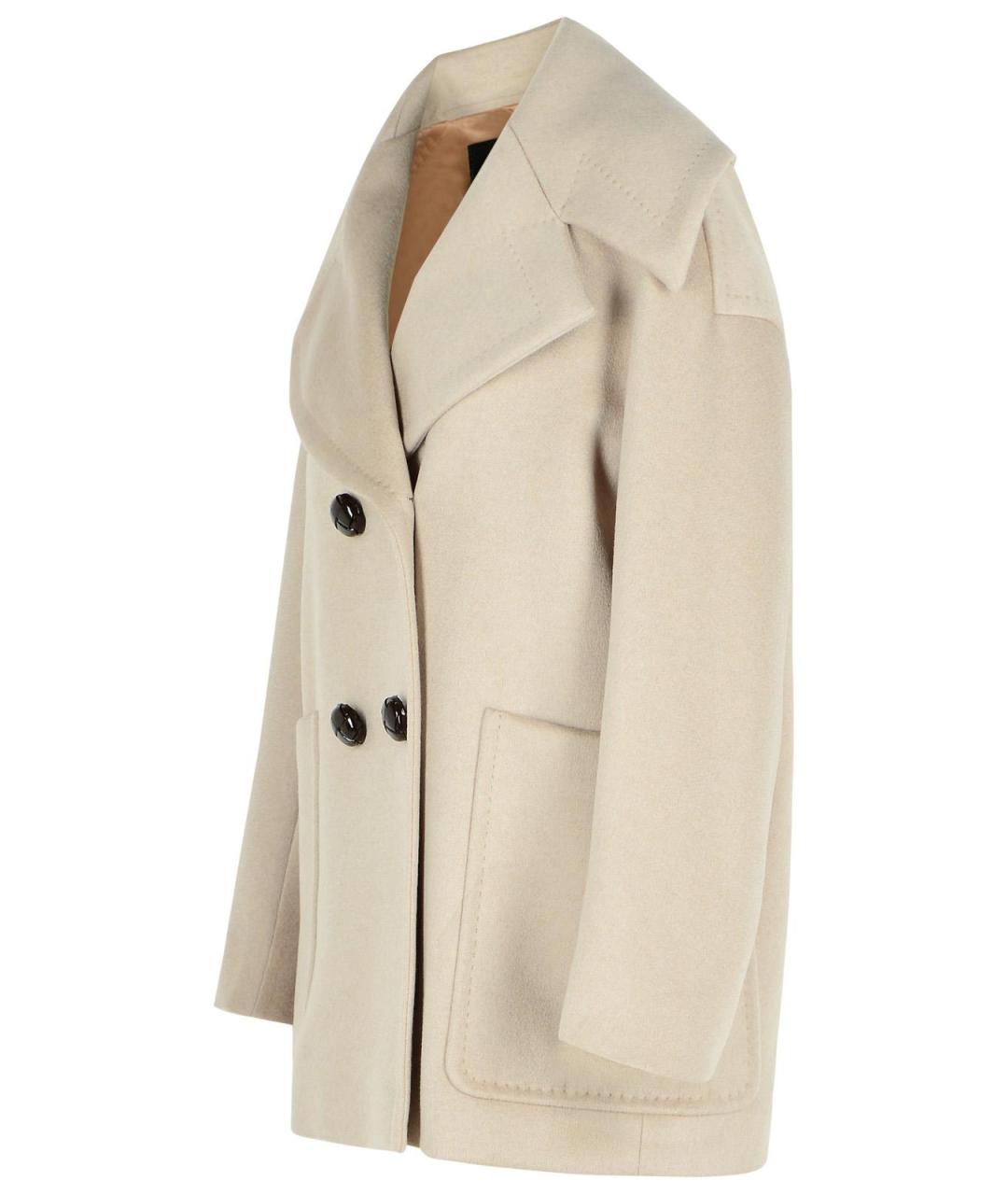 MAX MARA Бежевое кашемировое пальто, фото 2