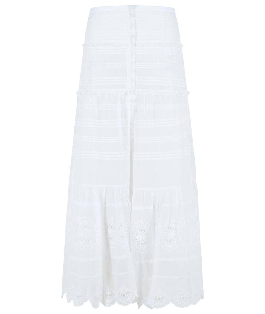 ISABEL MARANT Белая хлопковая юбка макси, фото 1