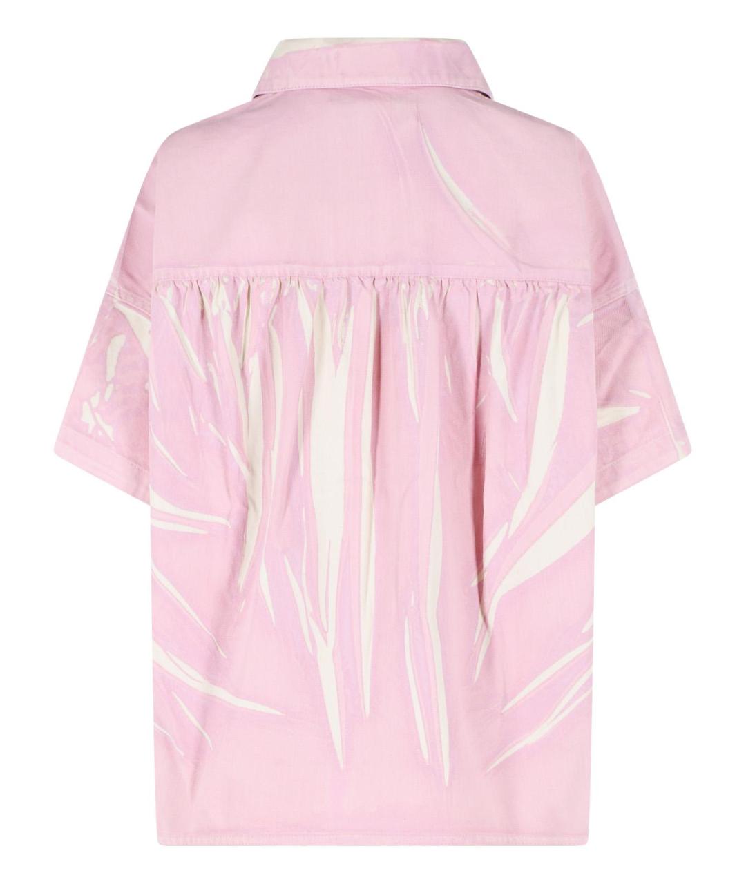 MARNI Розовая хлопковая рубашка, фото 3