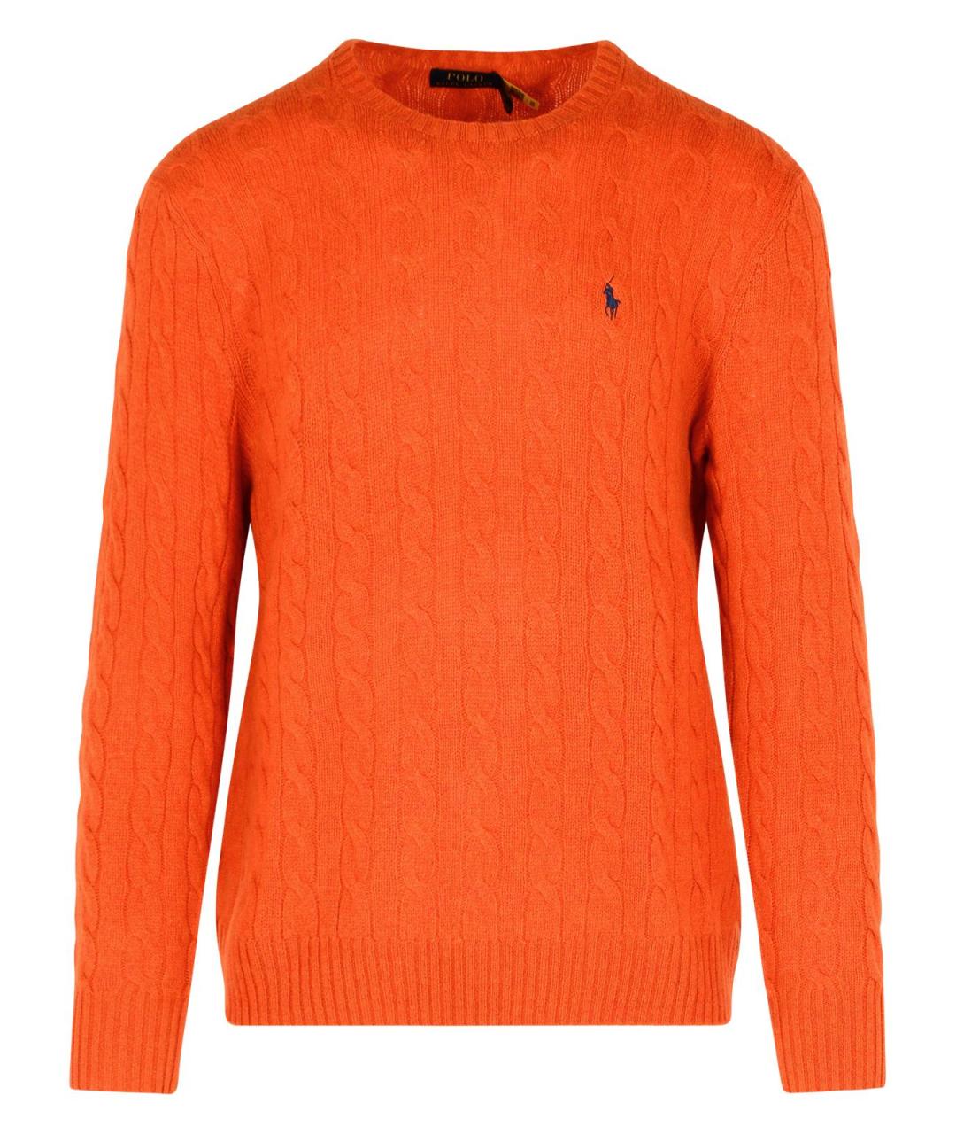 POLO RALPH LAUREN Оранжевый шерстяной джемпер / свитер, фото 1