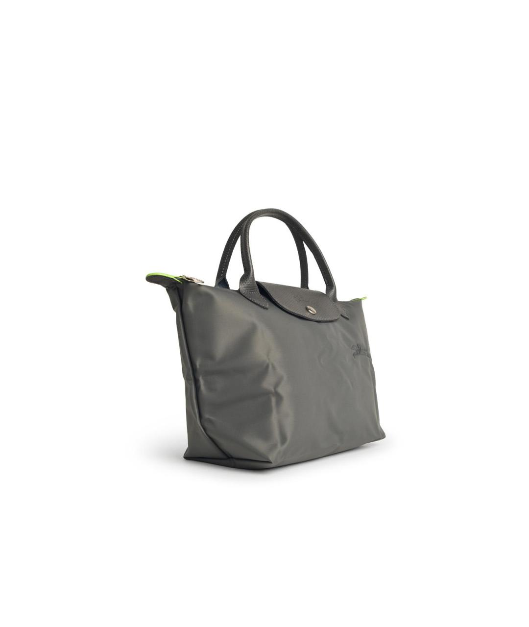 LONGCHAMP Серая синтетическая сумка тоут, фото 2