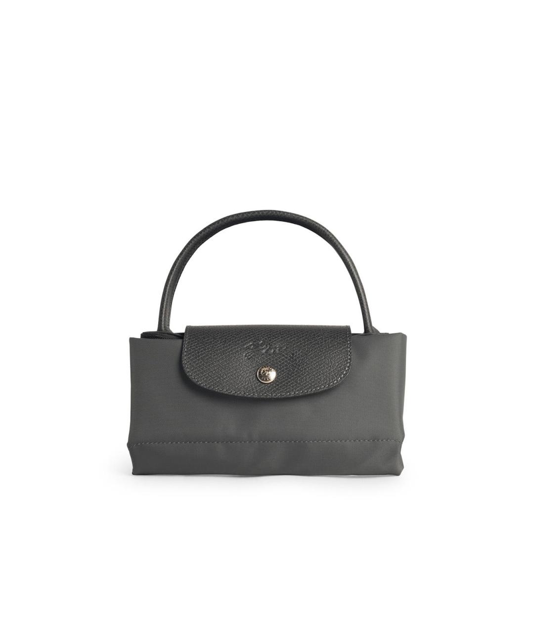 LONGCHAMP Серая синтетическая сумка тоут, фото 1