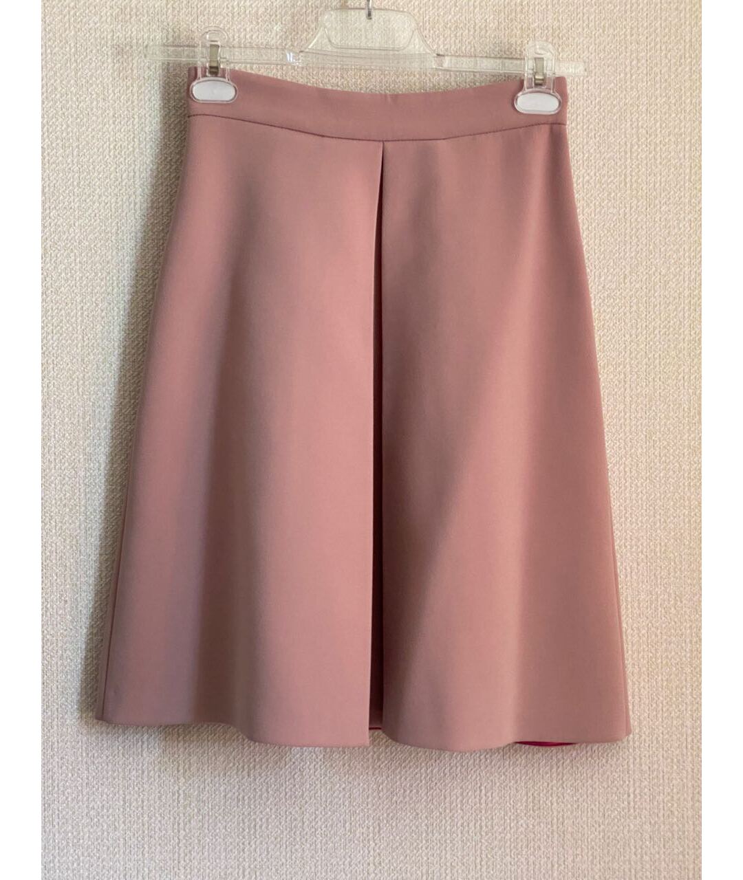 GUCCI Розовая полиэстеровая юбка миди, фото 7
