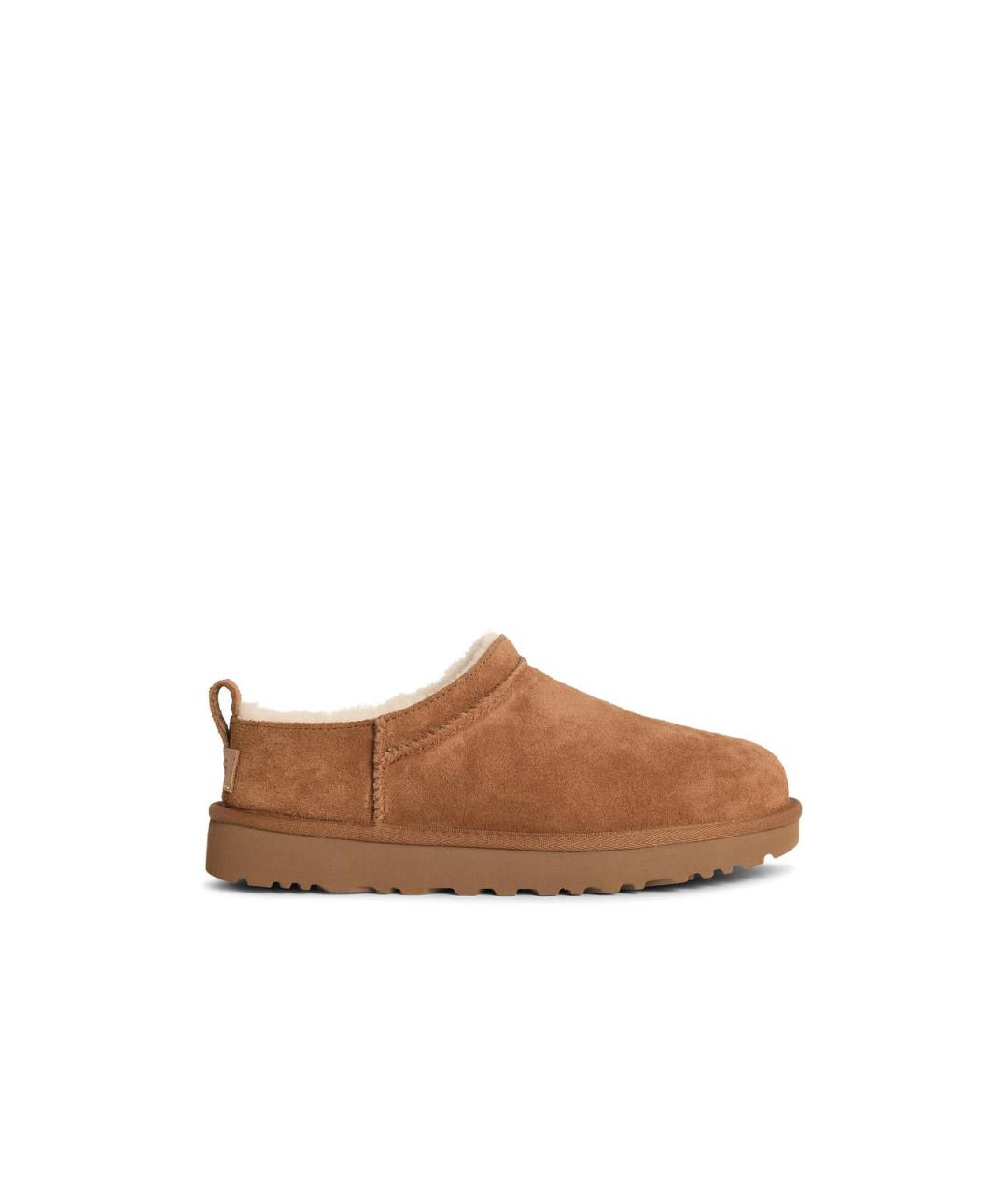 UGG AUSTRALIA Коричневые замшевые ботинки, фото 4