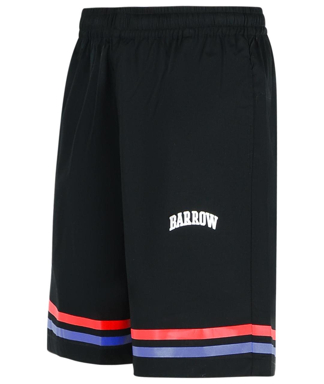 BARROW Черные хлопковые шорты, фото 2