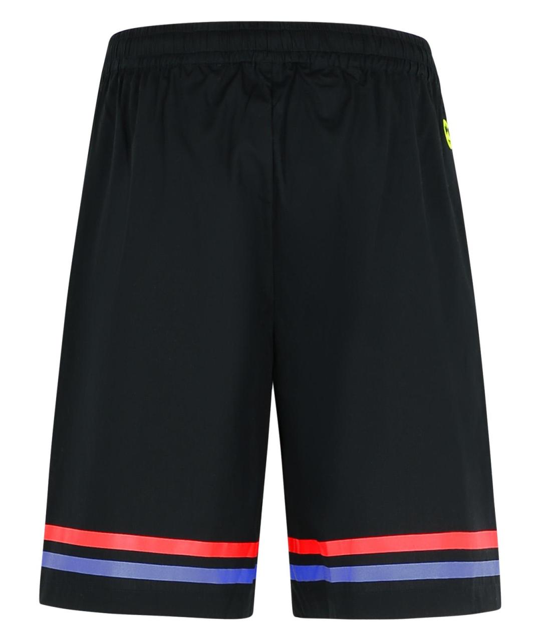 BARROW Черные хлопковые шорты, фото 3