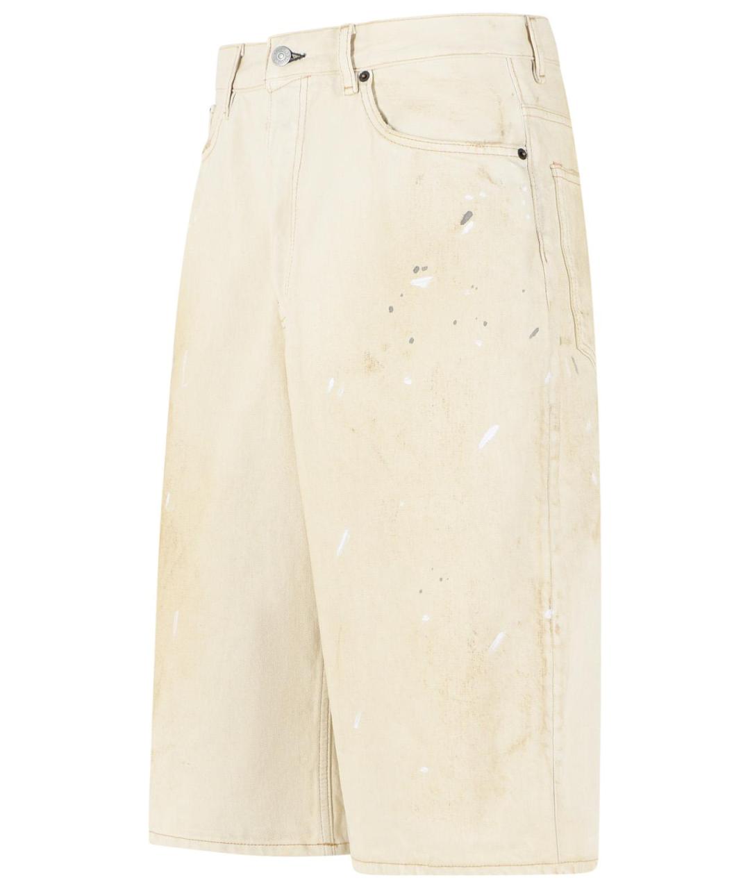 ACNE STUDIOS Бежевые хлопковые шорты, фото 2