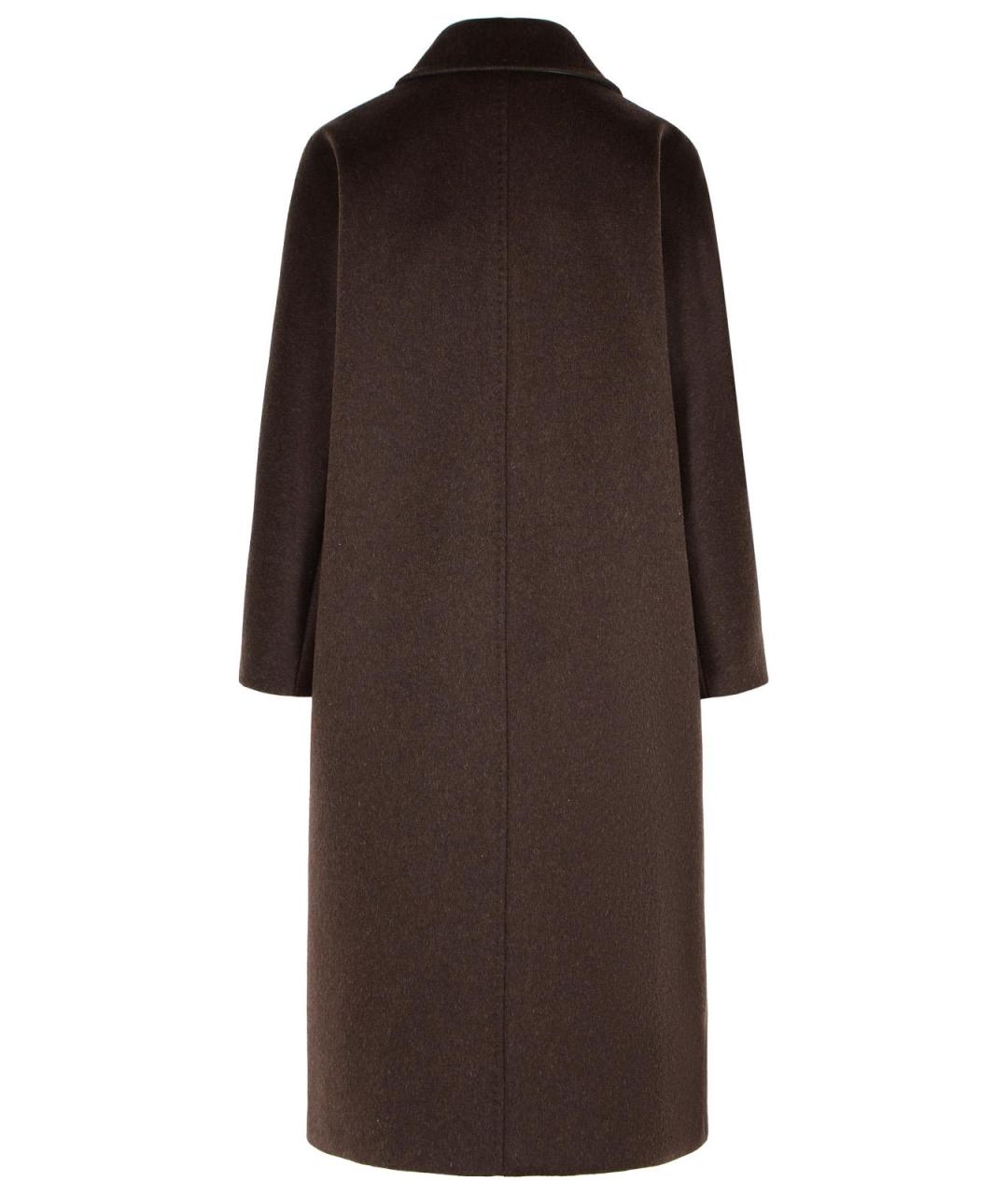 MAX MARA Коричневое кашемировое пальто, фото 3
