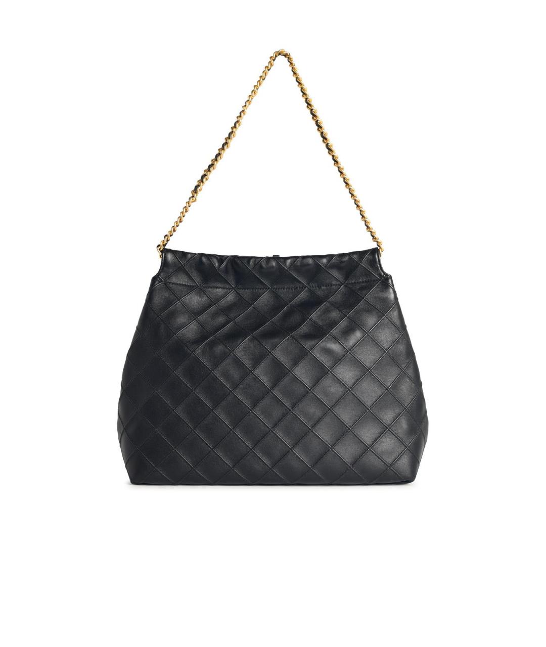 TORY BURCH Черная кожаная сумка через плечо, фото 3