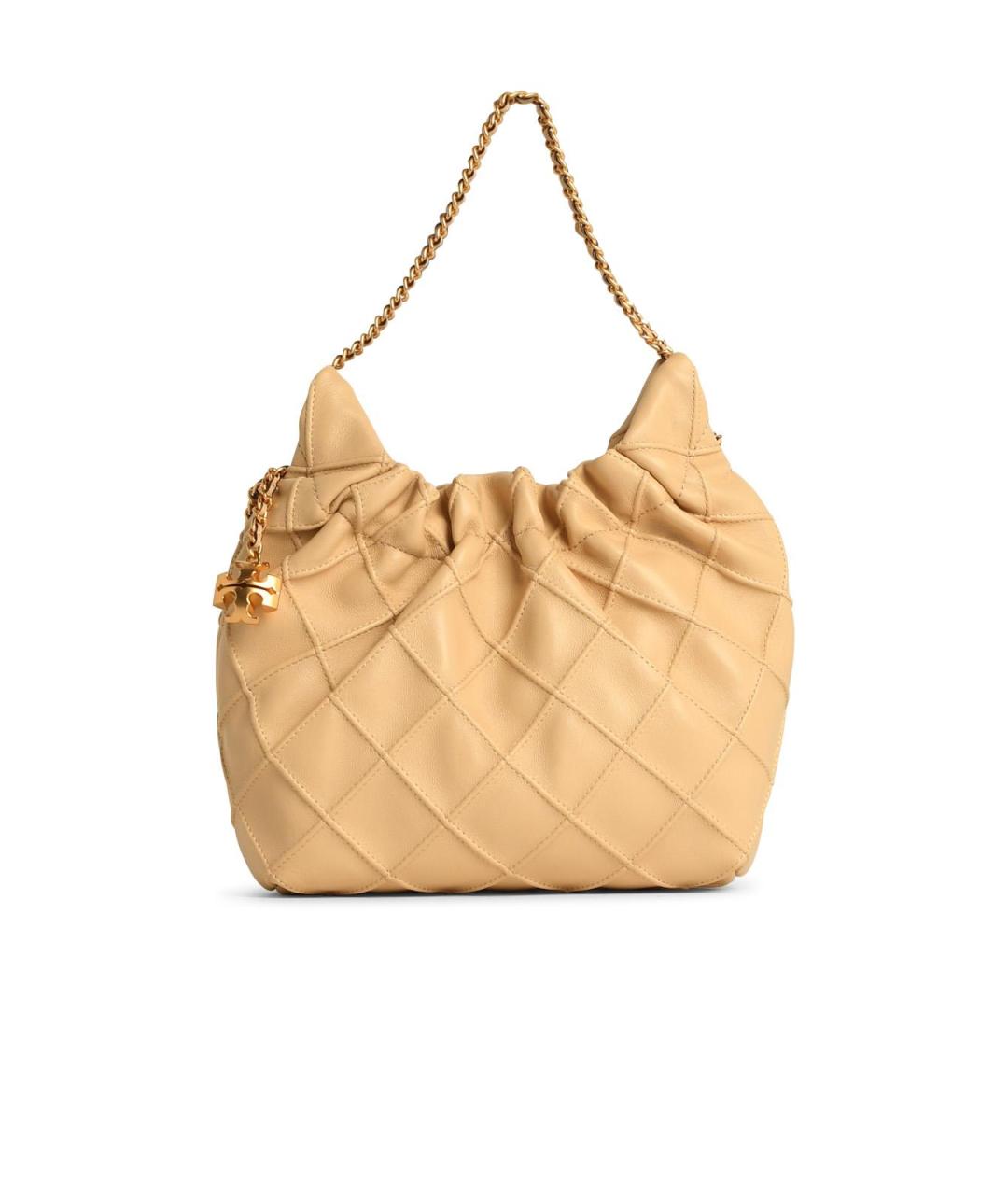 TORY BURCH Бежевая кожаная сумка тоут, фото 1