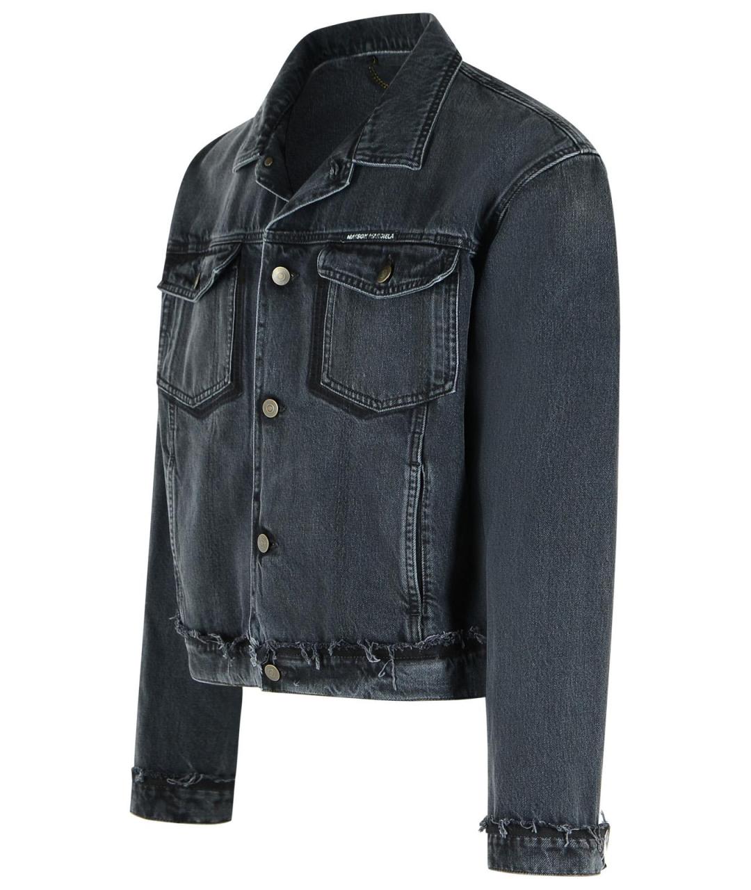 MAISON MARGIELA Черная хлопковая куртка, фото 2