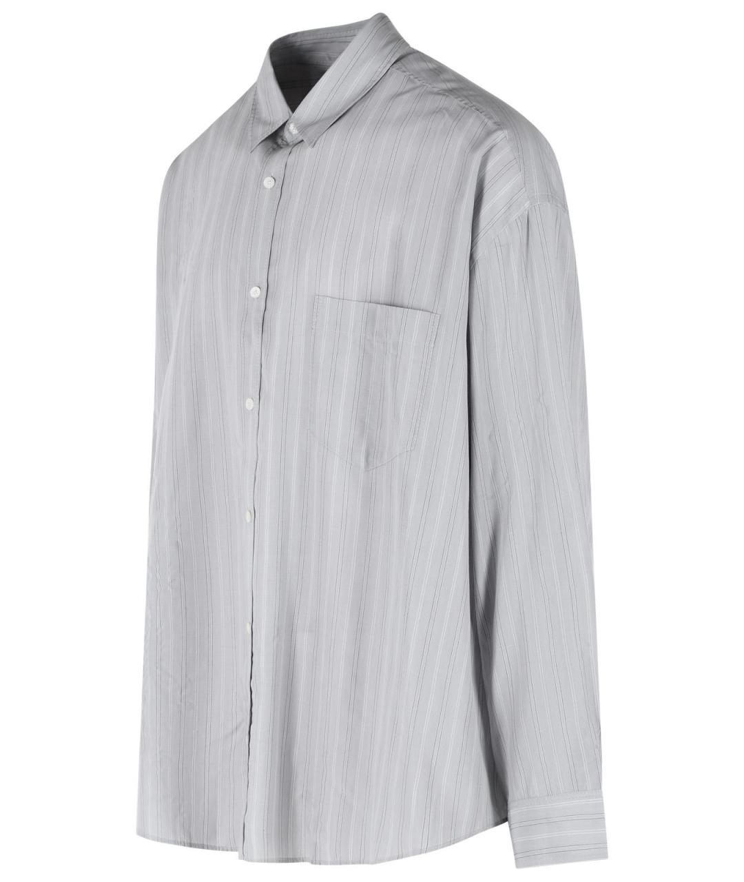 ACNE STUDIOS Серая хлопковая кэжуал рубашка, фото 2