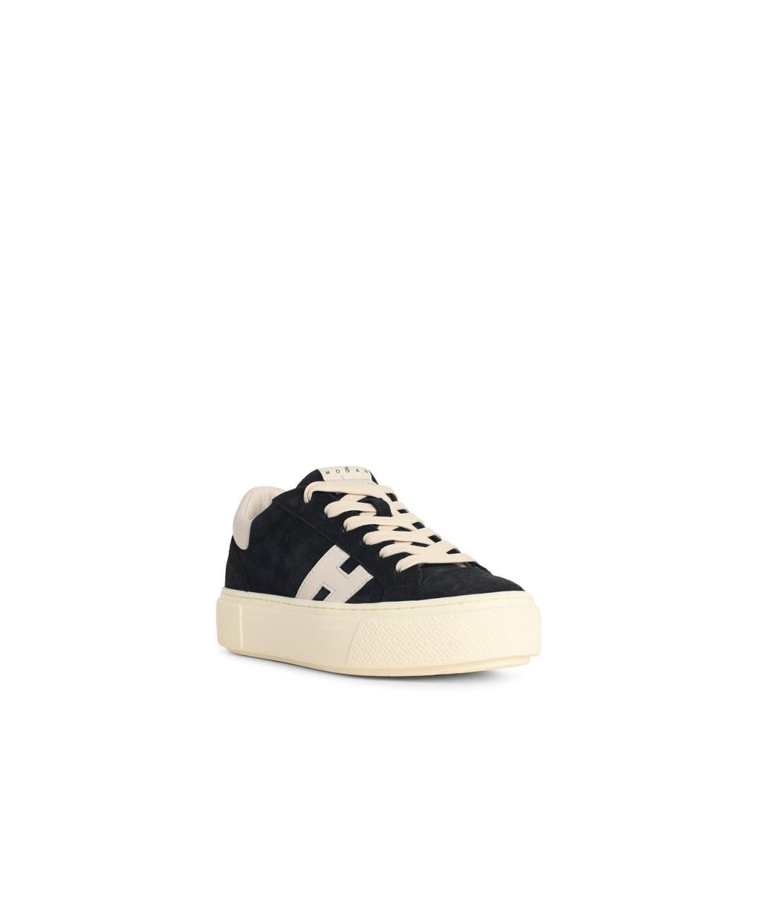 HOGAN Синие кожаные кеды, фото 2