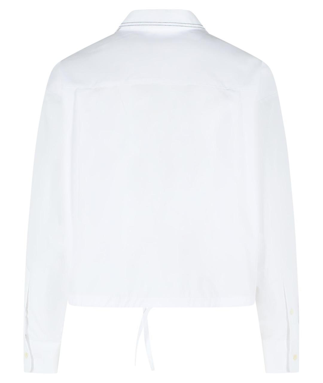 MARNI Белая хлопковая рубашка, фото 3