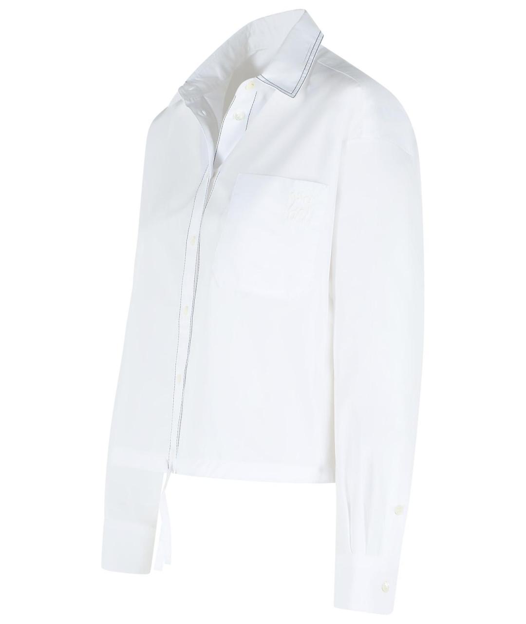 MARNI Белая хлопковая рубашка, фото 2