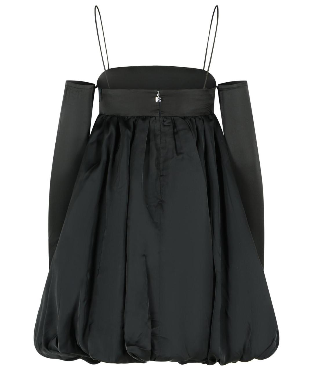 ROTATE Черное полиэстеровое коктейльное платье, фото 3