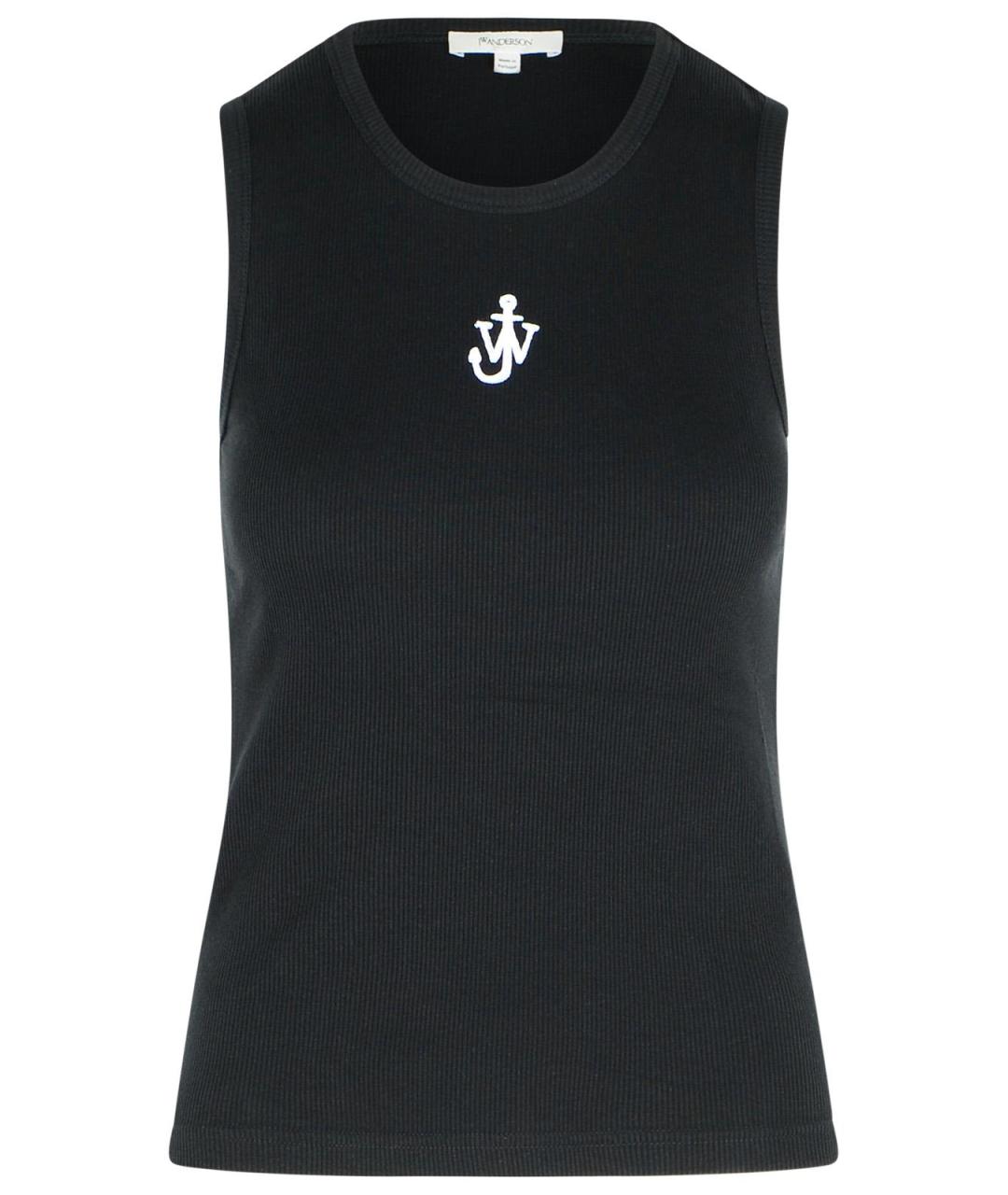 J.W.ANDERSON Черная хлопковая блузы, фото 1