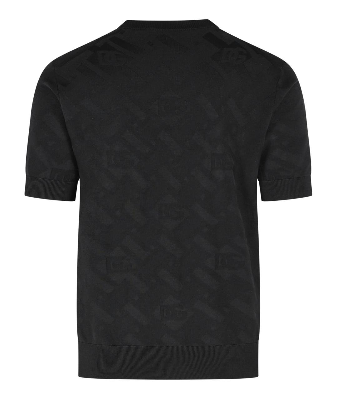 DOLCE&GABBANA Черная футболка, фото 3