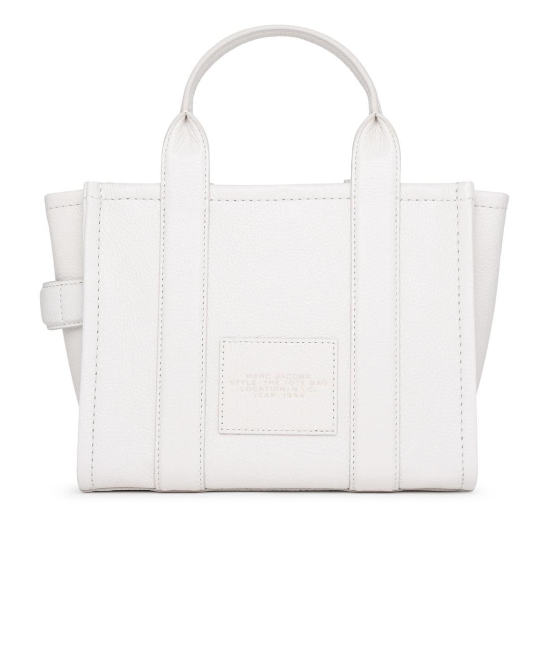 MARC JACOBS Белая кожаная сумка тоут, фото 3