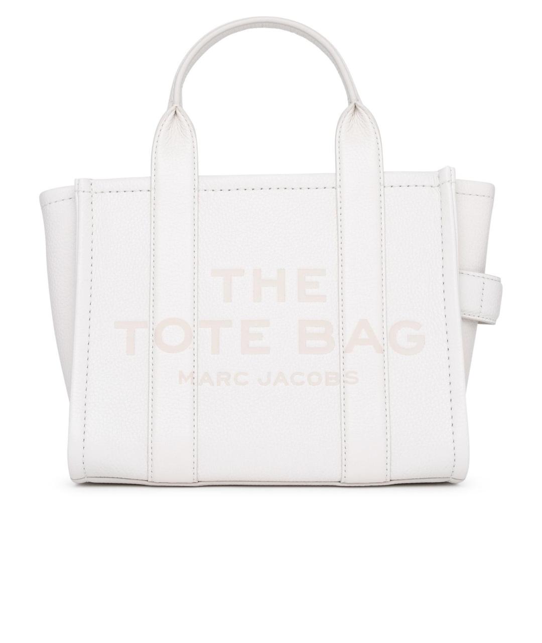 MARC JACOBS Белая кожаная сумка тоут, фото 1