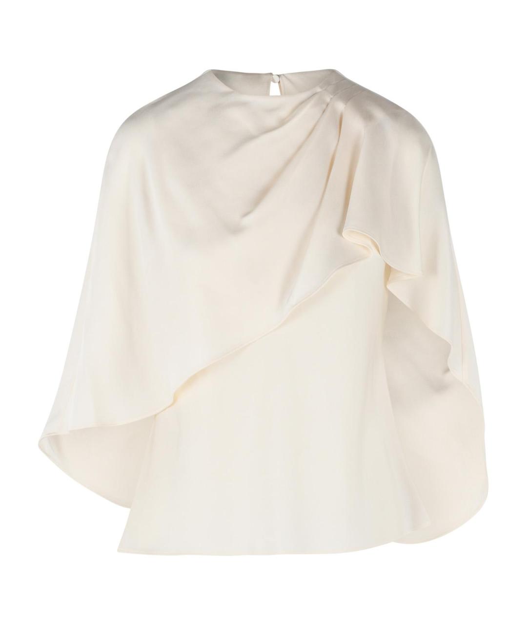 SIMKHAI Бежевая ацетатная блузы, фото 1