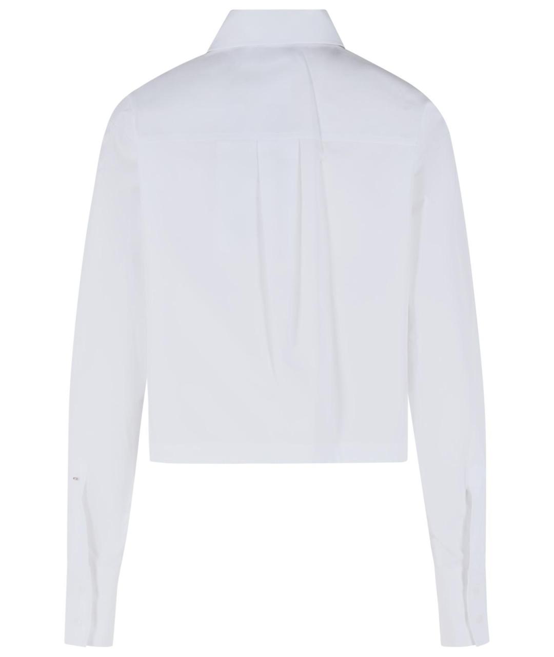 SPORTMAX Белая хлопковая рубашка, фото 3