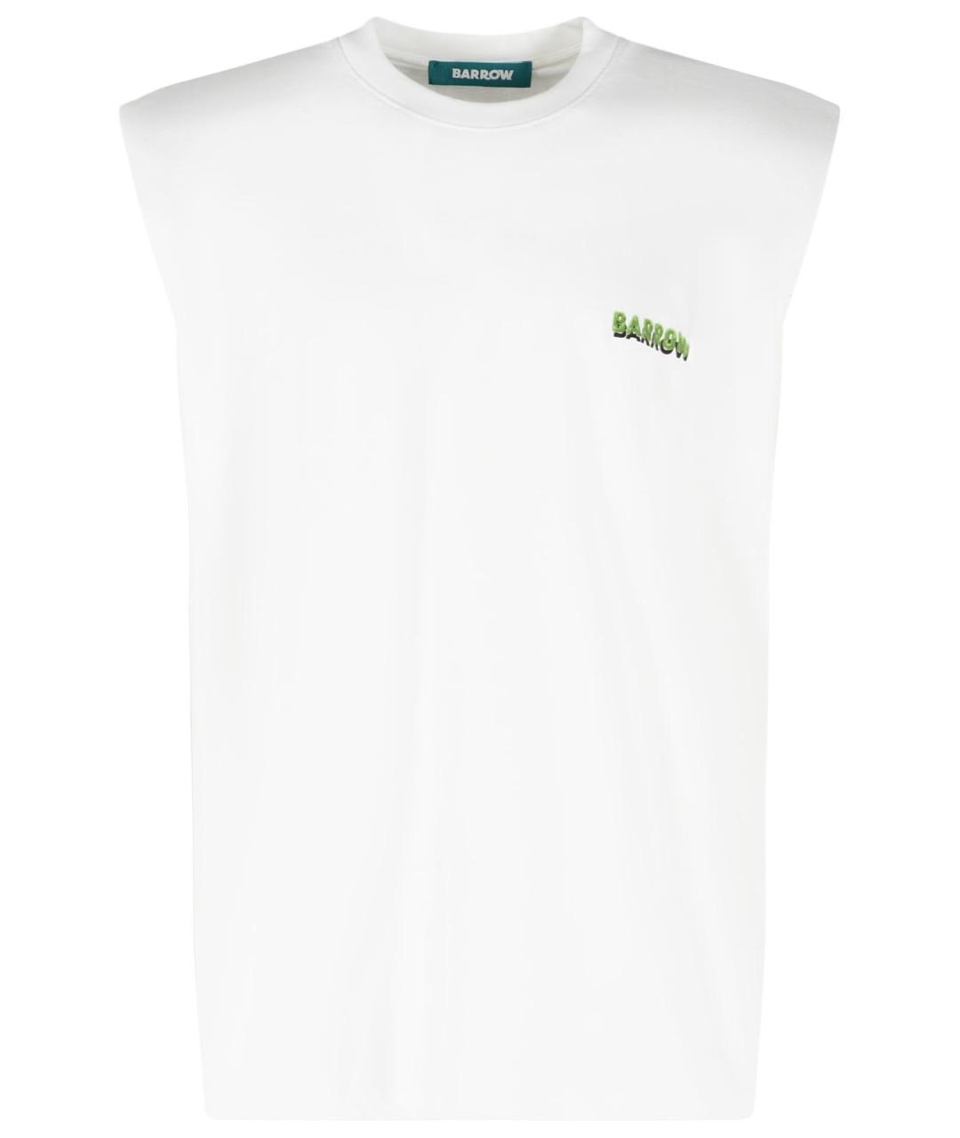 BARROW Белая хлопковая майка, фото 1