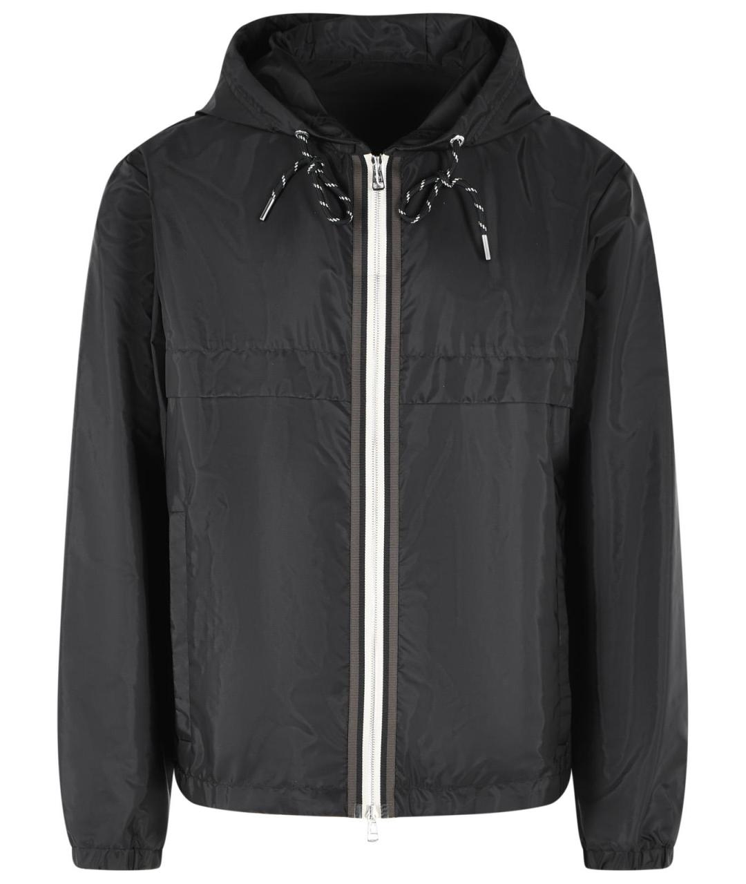 MONCLER Черная полиамидовая куртка, фото 1