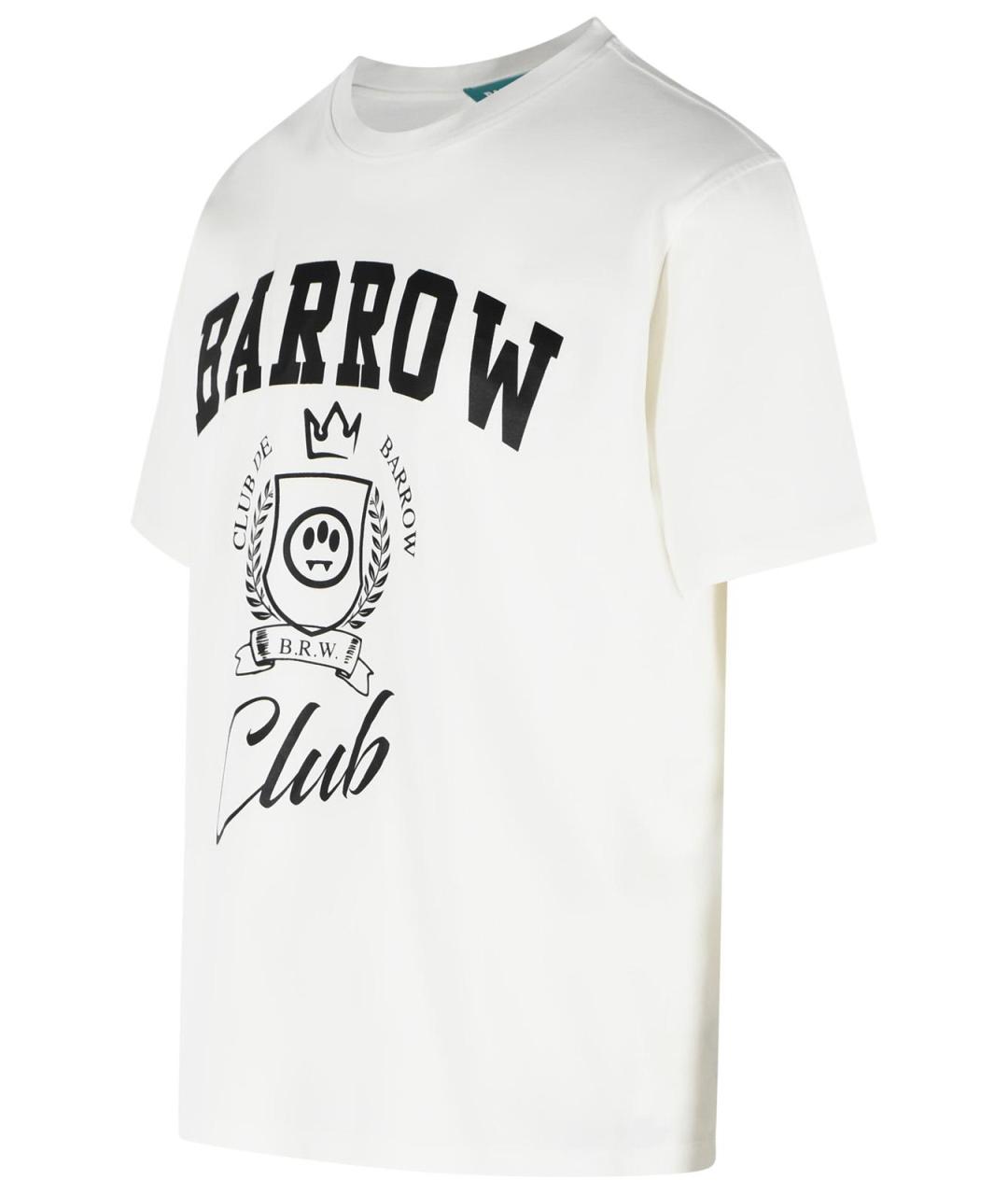 BARROW Белая хлопковая футболка, фото 2