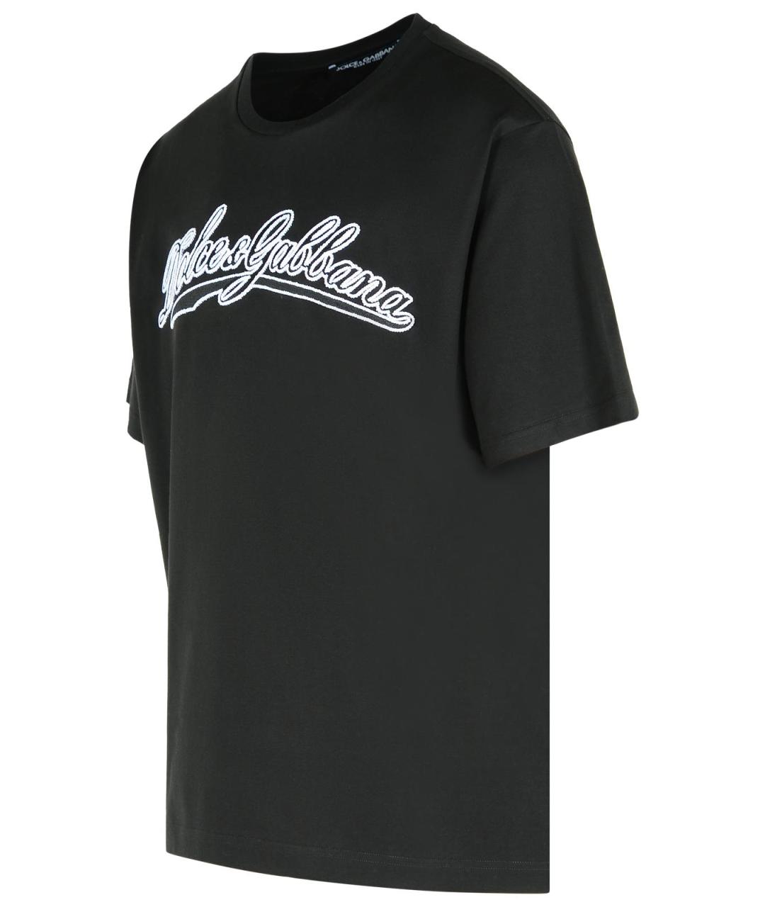 DOLCE&GABBANA Черная футболка, фото 2